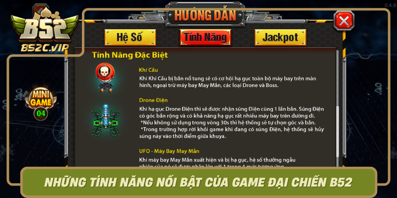 Nhung Tinh Nang Noi Bat Cua Game Dai Chien B520